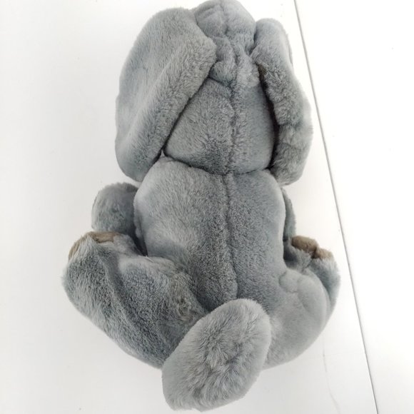 Vintage Ganz Bros Gray Wrinkles Plush 12" Stuffed Animal 1985 Puppy Dog - Picture 11 of 11